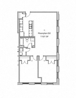 the ground floor plan of the second floor of the hospital of 1100 st